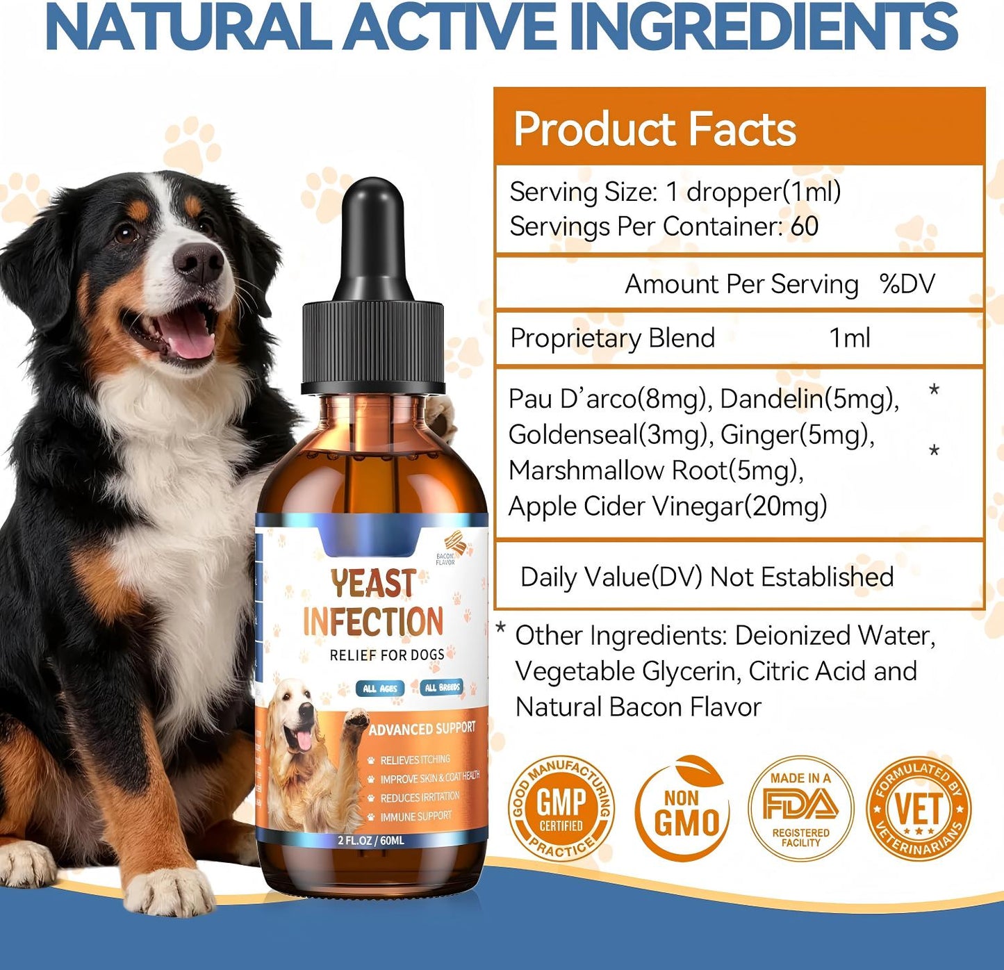 The Vet-Formulated Solution to Stop Paw Licking & Itching Fast (Bacon Flavor)