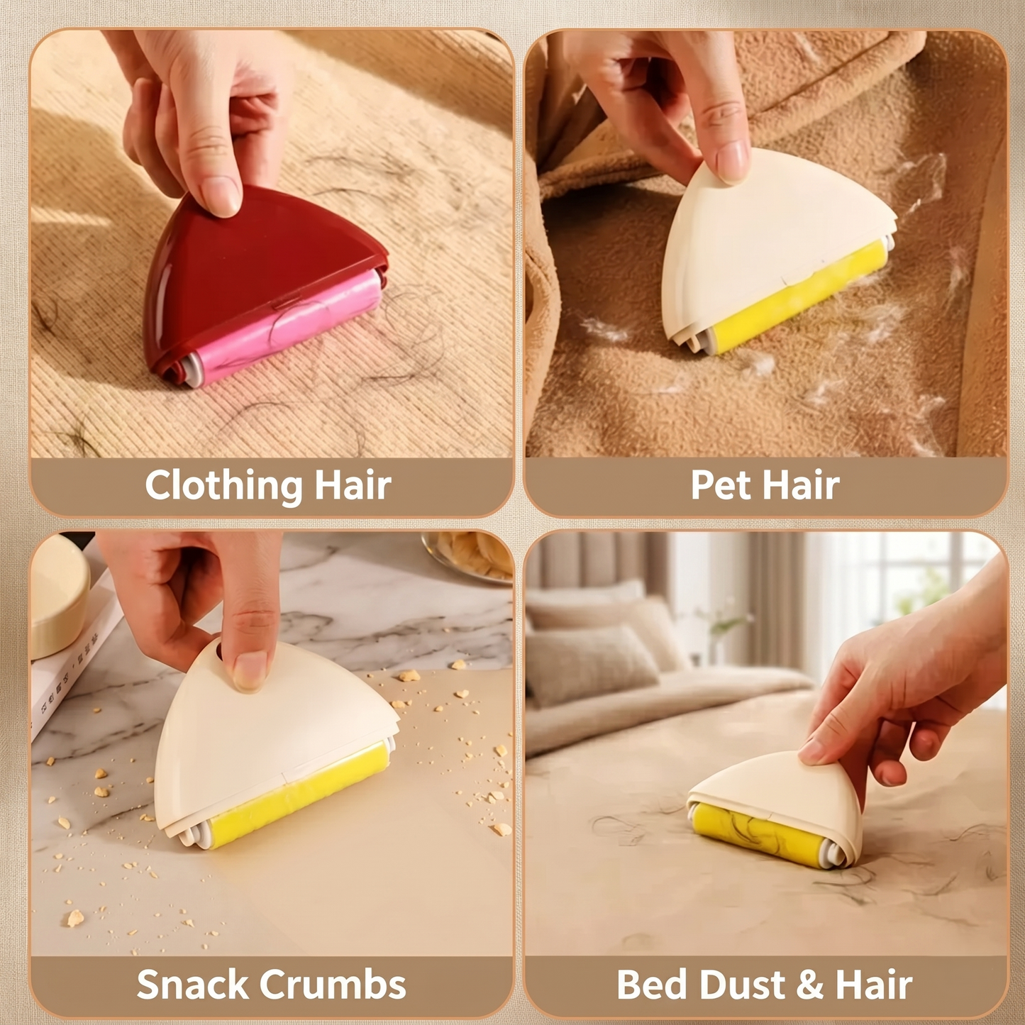 Portable Washable Reusable Lint Remover Roller