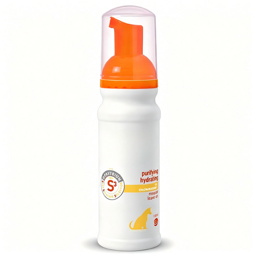 Antibacterial & Anti-Yeast Leave-On Pet Skin Mousse with 3% Chlorhexidine