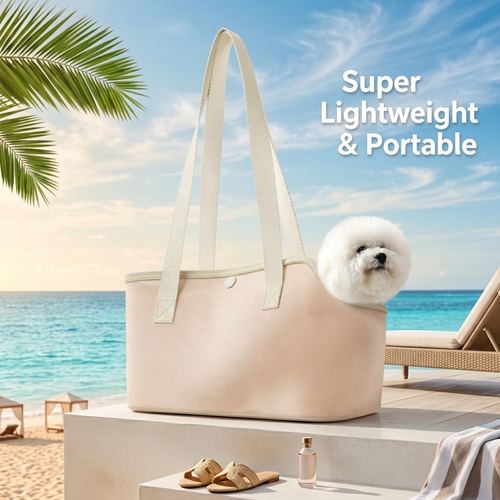 Lightweight Breathable Pet Carrier Bag – Portable Tote for Small Dogs &amp; Cats