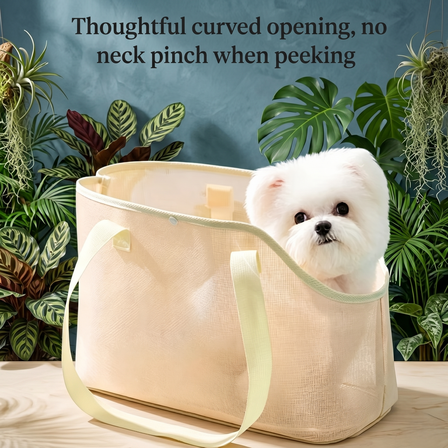 Lightweight Breathable Pet Carrier Bag – Portable Tote for Small Dogs &amp; Cats