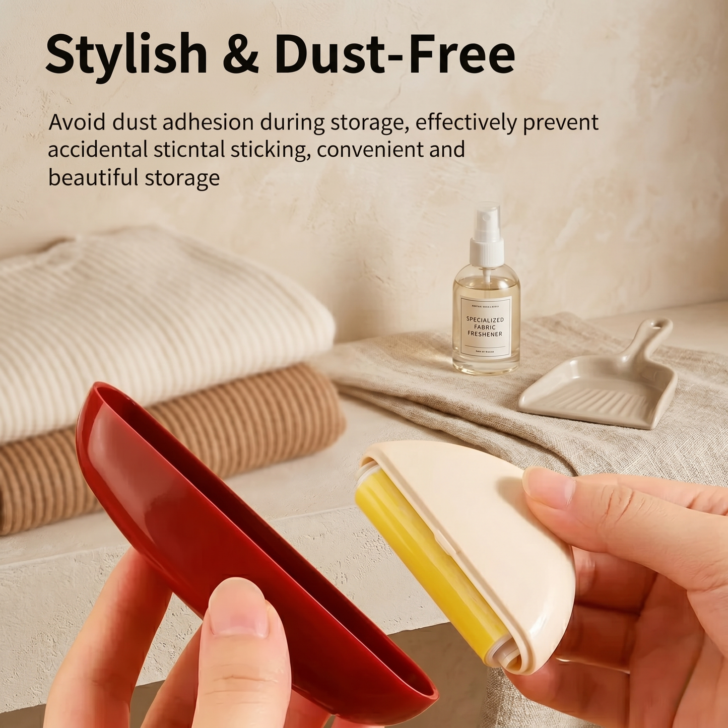 Portable Washable Reusable Lint Remover Roller