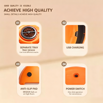 UFO Interactive Cat Treat Dispenser Toy